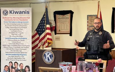 Bullhead City Police Department’s Corporal Eddie Espinoza Speaks to Seniors on Safe Driving Practices