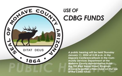 Public Hearing regarding use of CDBG Funds