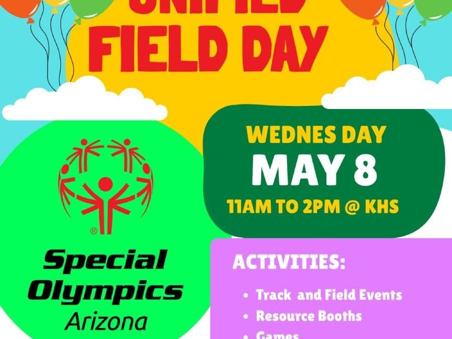 Event Announcement: Unified Field Day by Special Olympics of Arizona