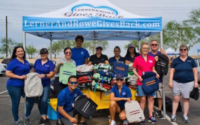 Lerner & Rowe Gives Back to Give 3,000 FREE Backpacks with Supplies to Arizona Students at Four Statewide Events
